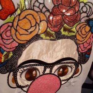 Frida Khalo 3d Blouse PLUS